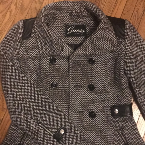 Guess double-breasted tweed jacket - Picture 2 of 3